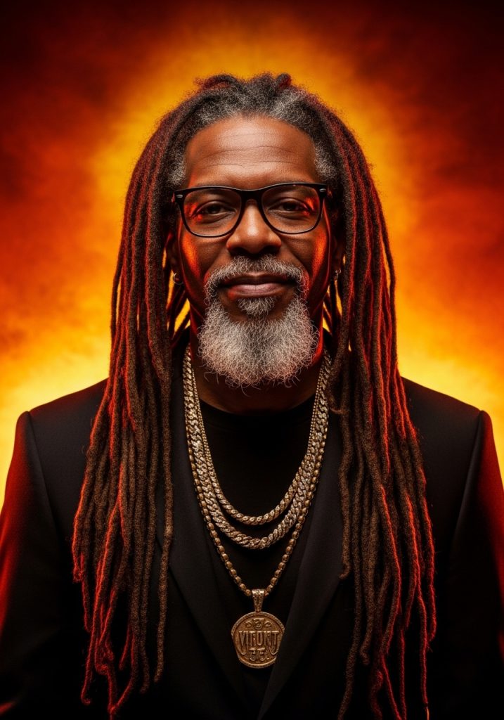 Man with long dreadlocks gents long hair style, bold cultural statement 2026