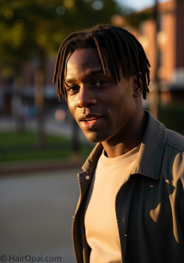 Man with dreadlocks hair styles for men long hair curly