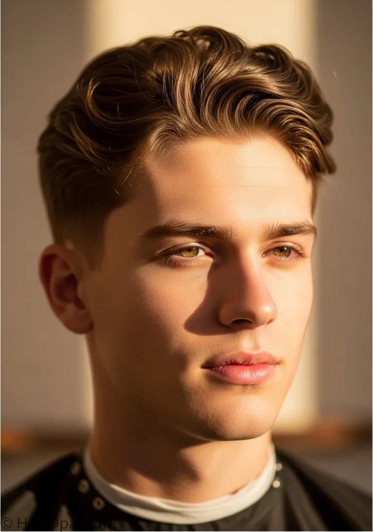 hair styles for men man with textured medium length cut natural waves