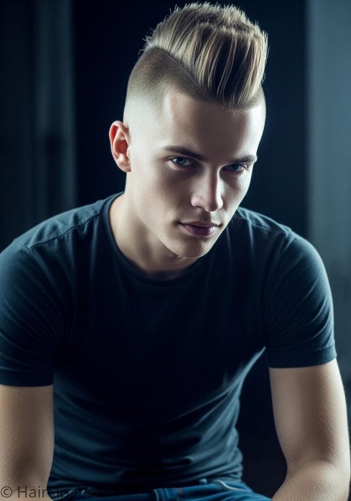 Man with faux hawk mens hair styles short medium 2026