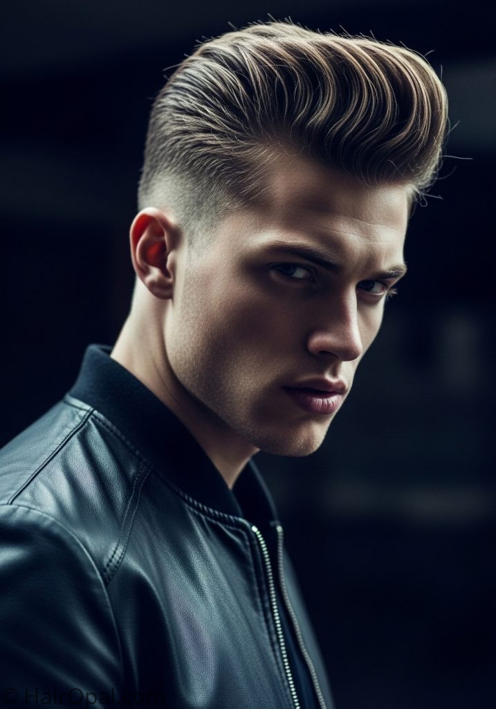 Man with pompadour mens hair styles medium 2026