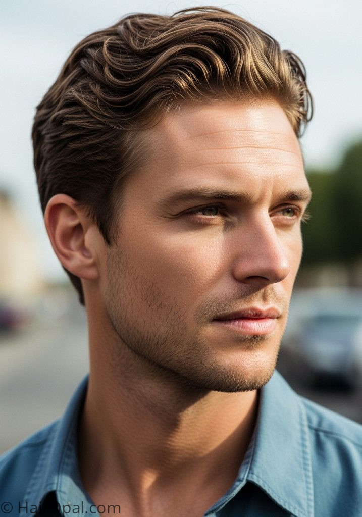 Man with short wavy natural hair mens short hairstyles wavy no fade