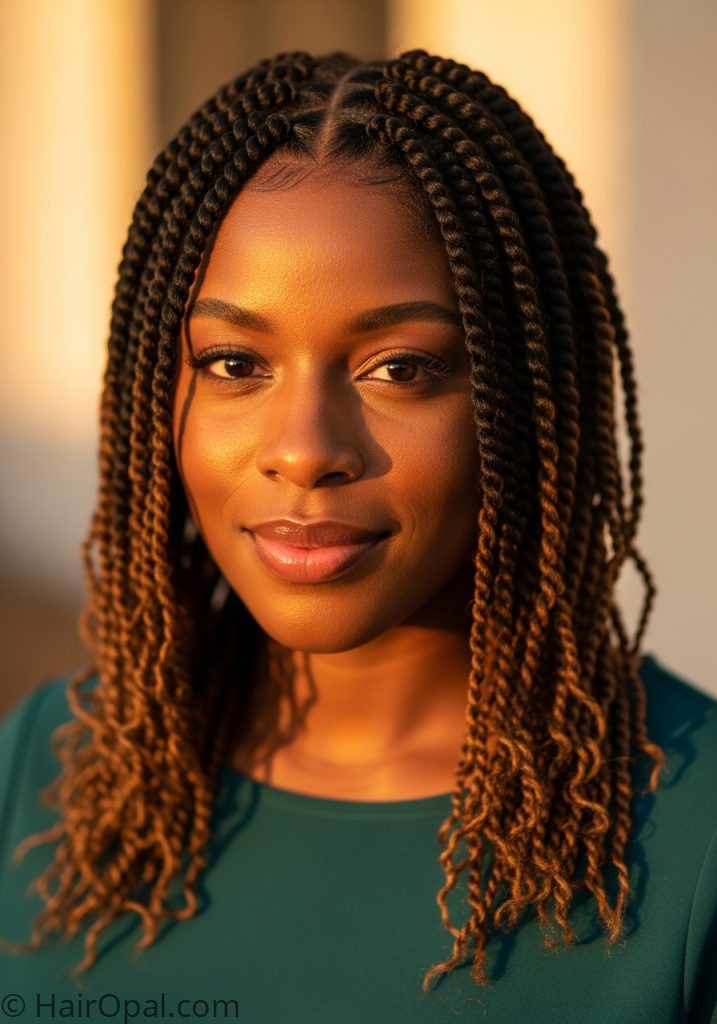 Black woman with two strand twists natural hairstyles for black women easy curly