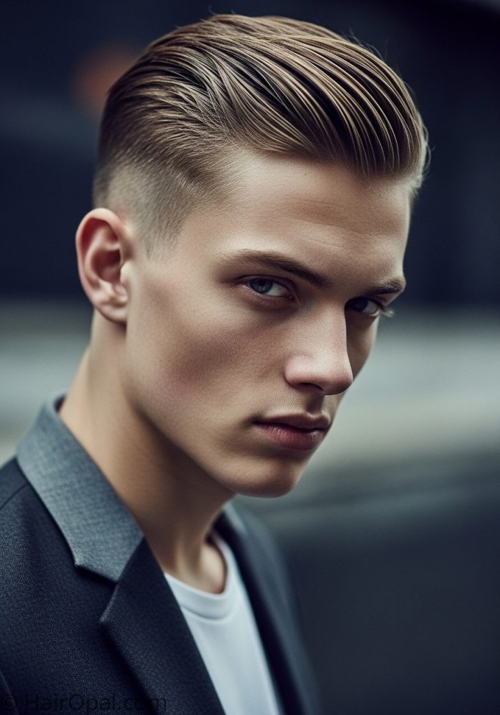  Man with slick back undercut slick back hairstyles men for men