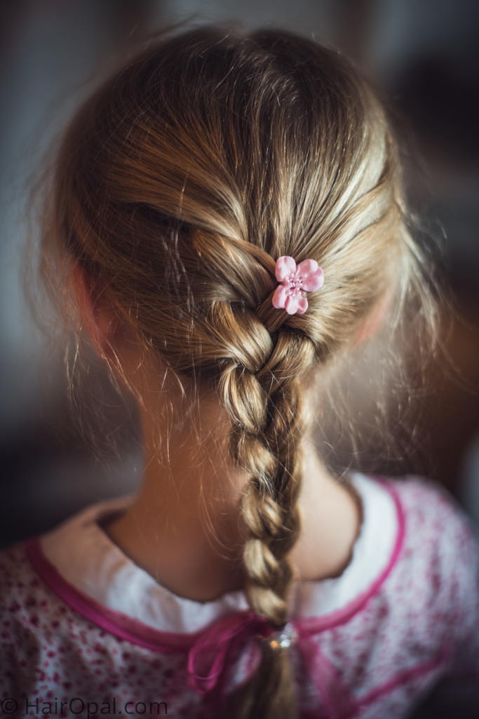  simple side braid dance recital hairstyle for kids easy and cute