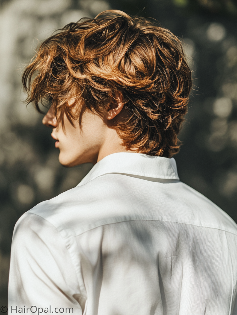 classic flow hairstyle men timeless natural texture clean look