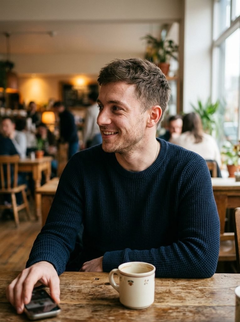 Man with a low maintenance short cut for fine hair